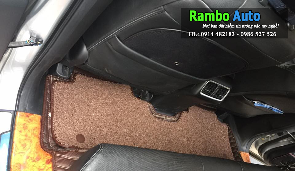 Thảm lót sàn, chân Carbon theo xe Honda CRV cao cấp