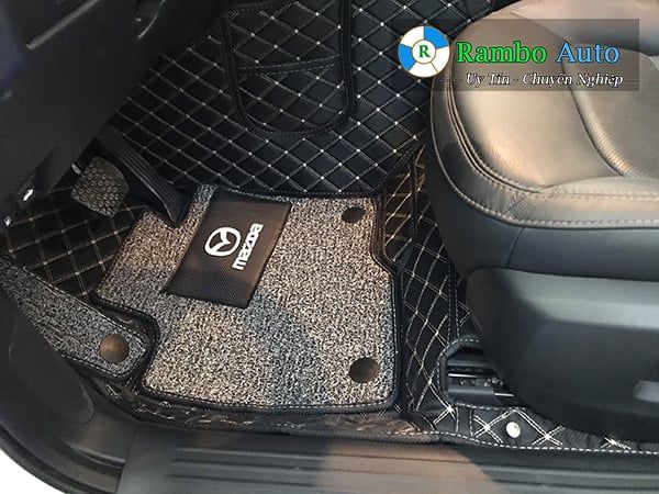 Thảm da lót cốp & lót sàn 6D cho Mazda CX-5