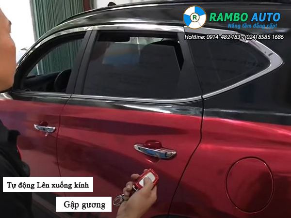 Thiết bị gập gương và lên kính tự động xe Hyundai Tucson