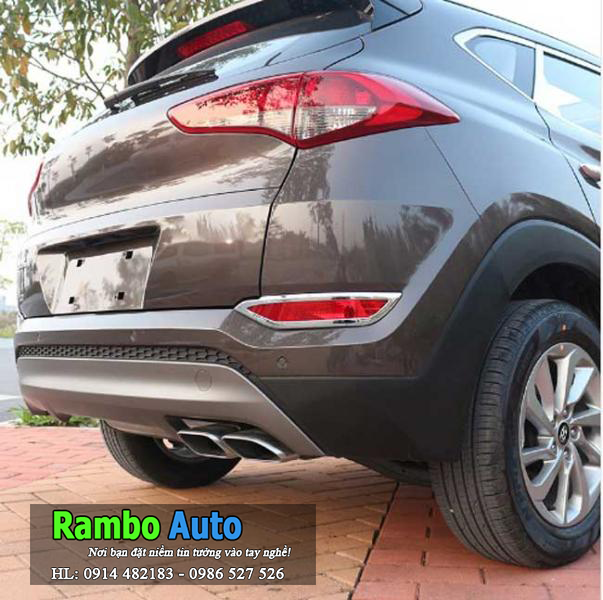 Viền đèn xi mạ cản sau xe Hyundai Tucson