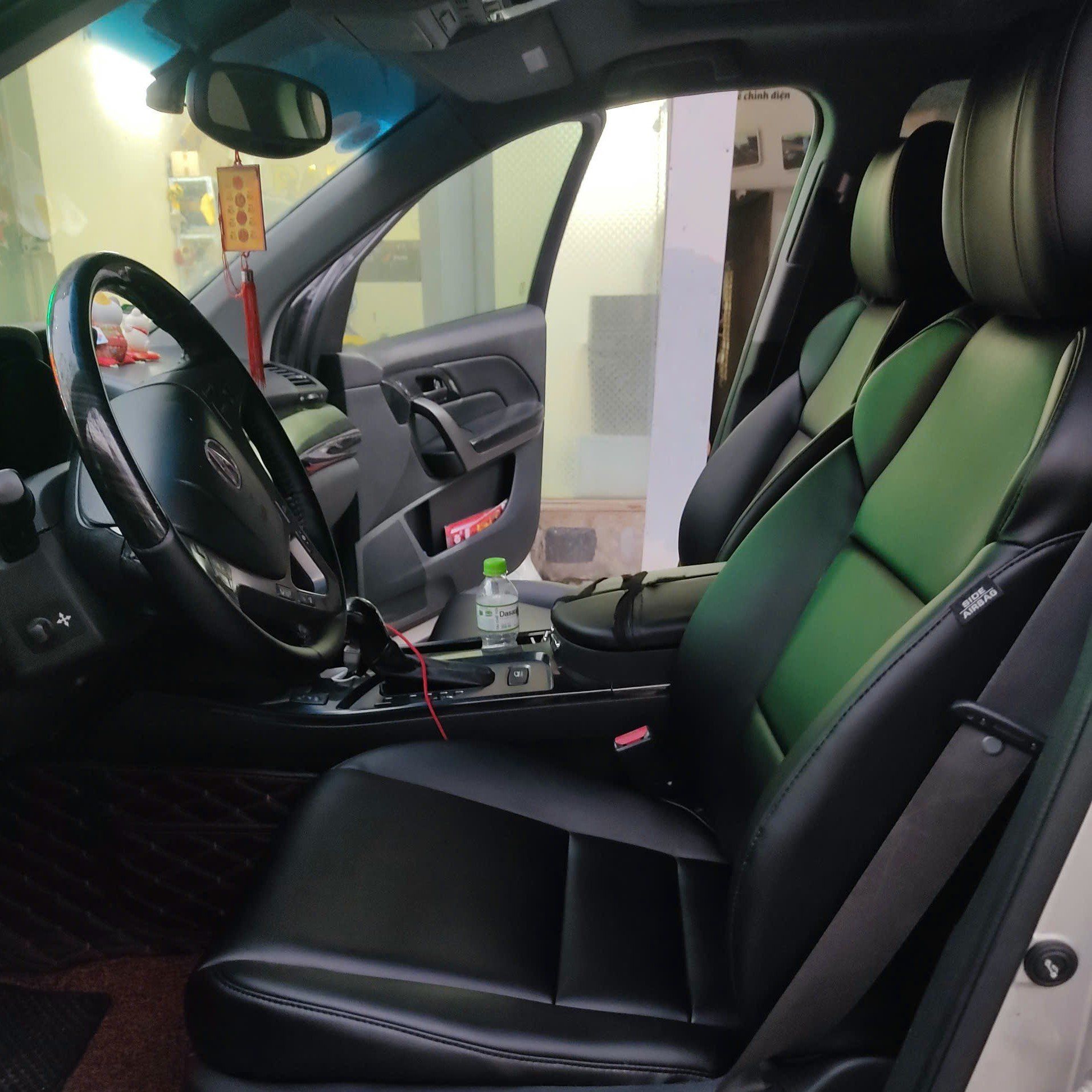 Bọc ghế da Nappa + khâu da vô lăng cho xe Honda Acura