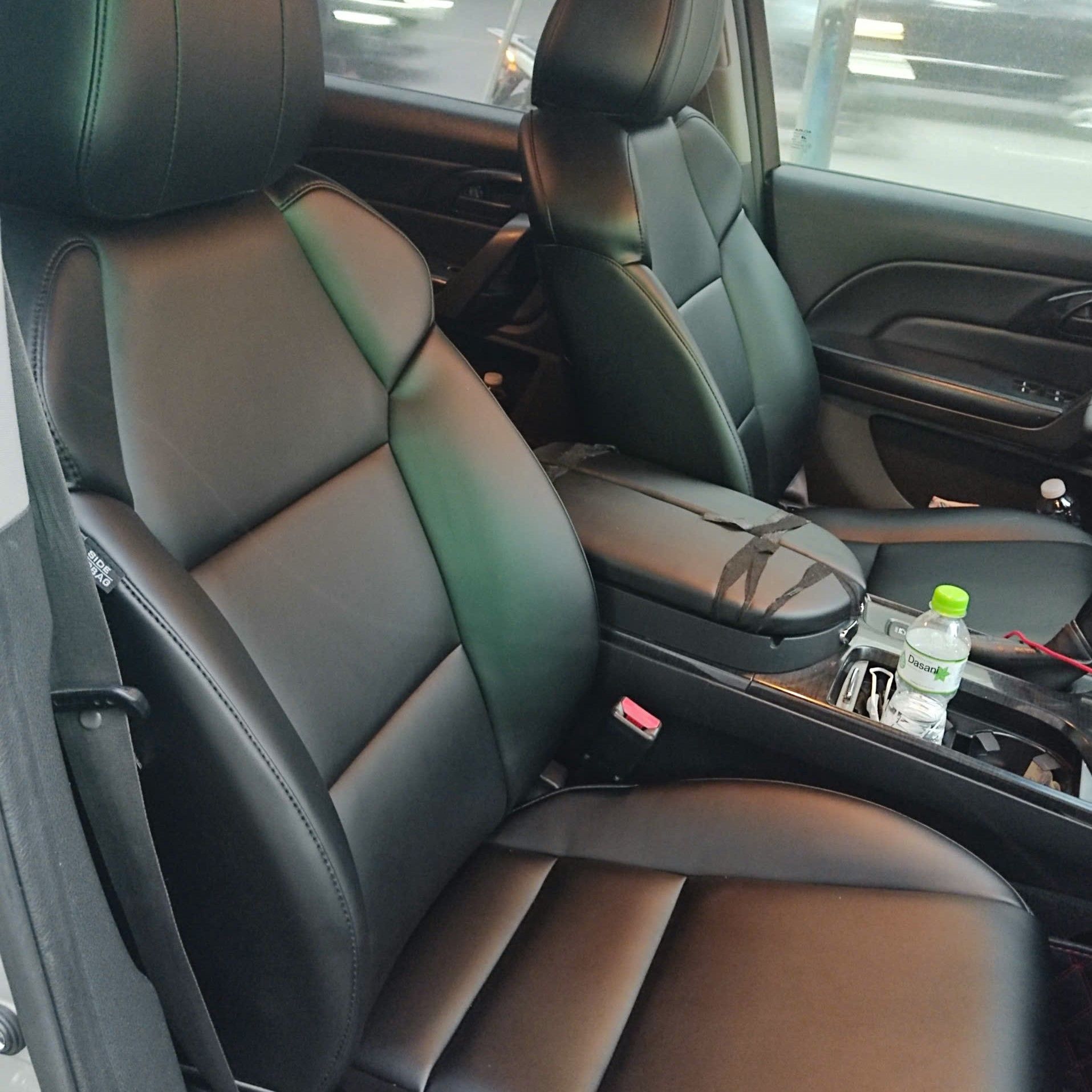 Bọc ghế da Nappa + khâu da vô lăng cho xe Honda Acura