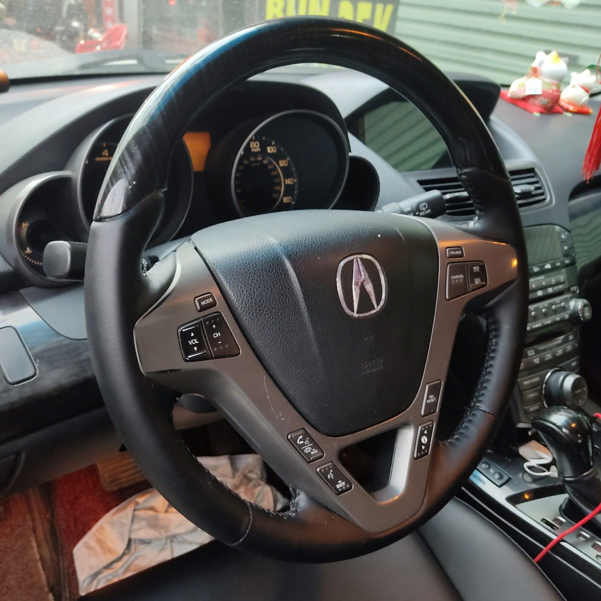 Bọc ghế da Nappa + khâu da vô lăng cho xe Honda Acura