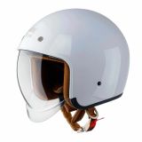 Nón 3/4 ROYAL M139 Kính Âm - Trắng Bóng