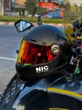 MŨ FULLFACE NIC N06 CARBON - Carbon 3K Bóng