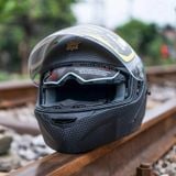 FULLFACE ROYAL M179 LẬT HÀM - Đen Vân Carbon