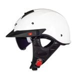 MŨ 1/2 LS2 REBELLION HH590 - TRẮNG BÓNG