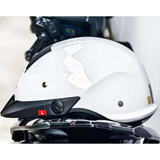 MŨ 1/2 LS2 REBELLION HH590 - TRẮNG BÓNG