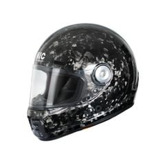  MŨ FULLFACE NIC N06 CARBON - Carbon Forged Bóng 