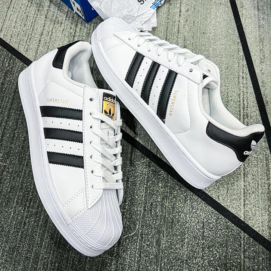 Giày Adidas Sò Superstar trắng sọc đen Rep 1:1 Siêu cấp – GOO STORE