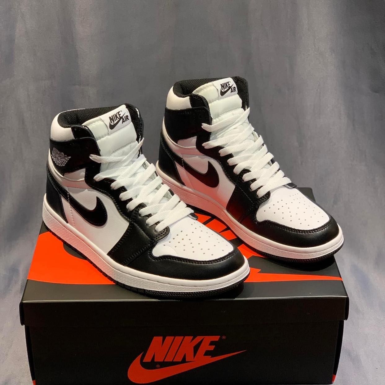  Nike Air Jordan 1 High - Black White 1:1 