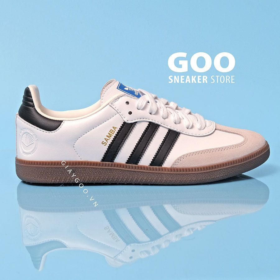 Giày Adidas Samba OG Cloud White Core Black Like Auth rep 1:1 siêu