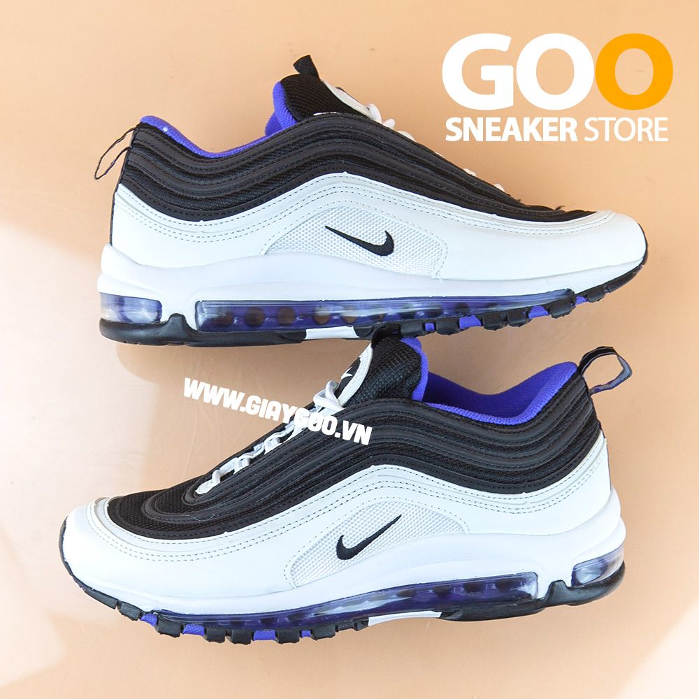  Nike air max 97 trắng đen xanh 