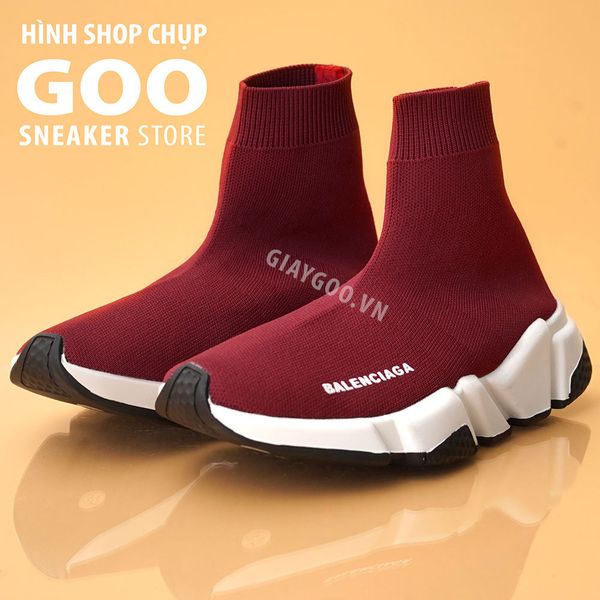  Giày Balenciaga Speed Trainer Đỏ 