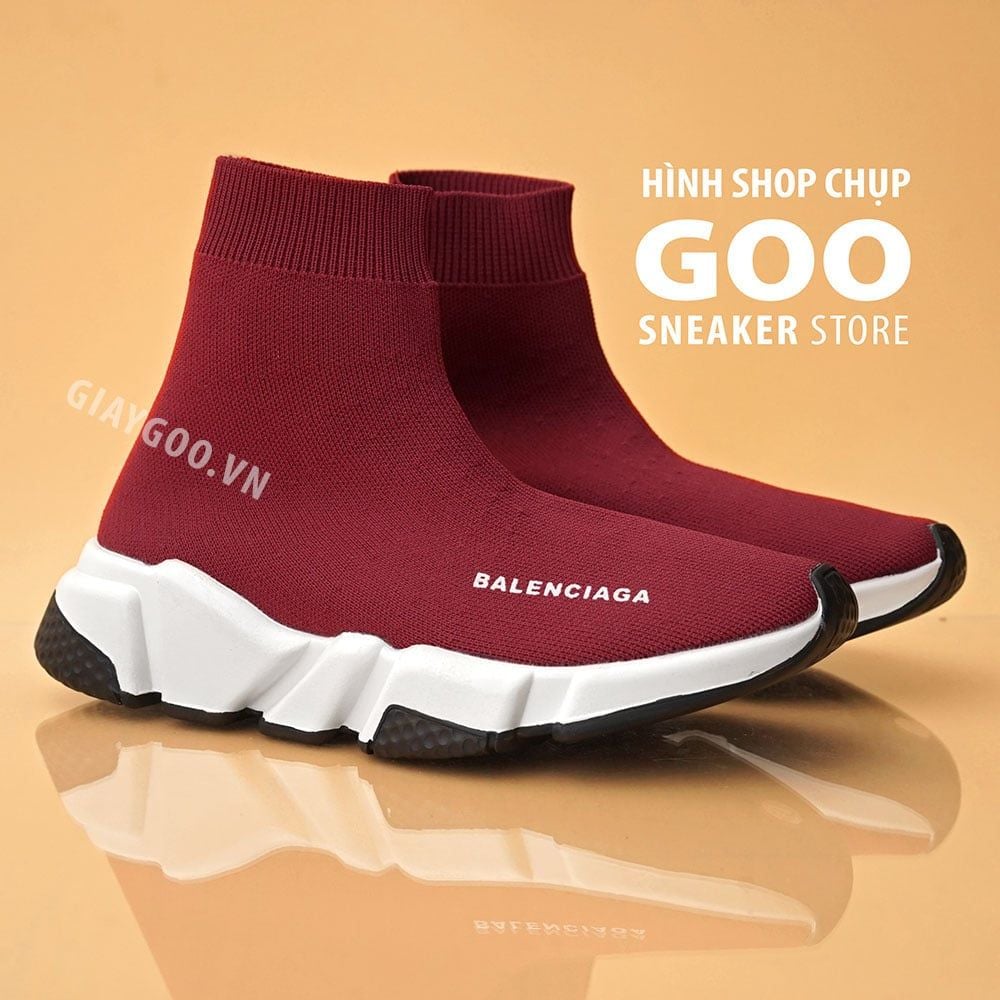  Giày Balenciaga Speed Trainer Đỏ 