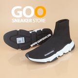  Balenciaga Speed Trainer đen đế trắng đen replica 1:1 