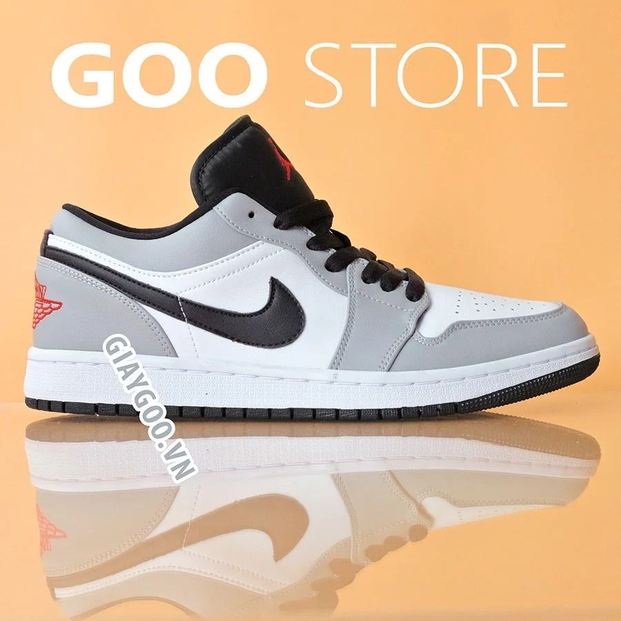  Nike Jordan 1 Low - Light Smoke Grey  Like Auth (Size 36-37) 