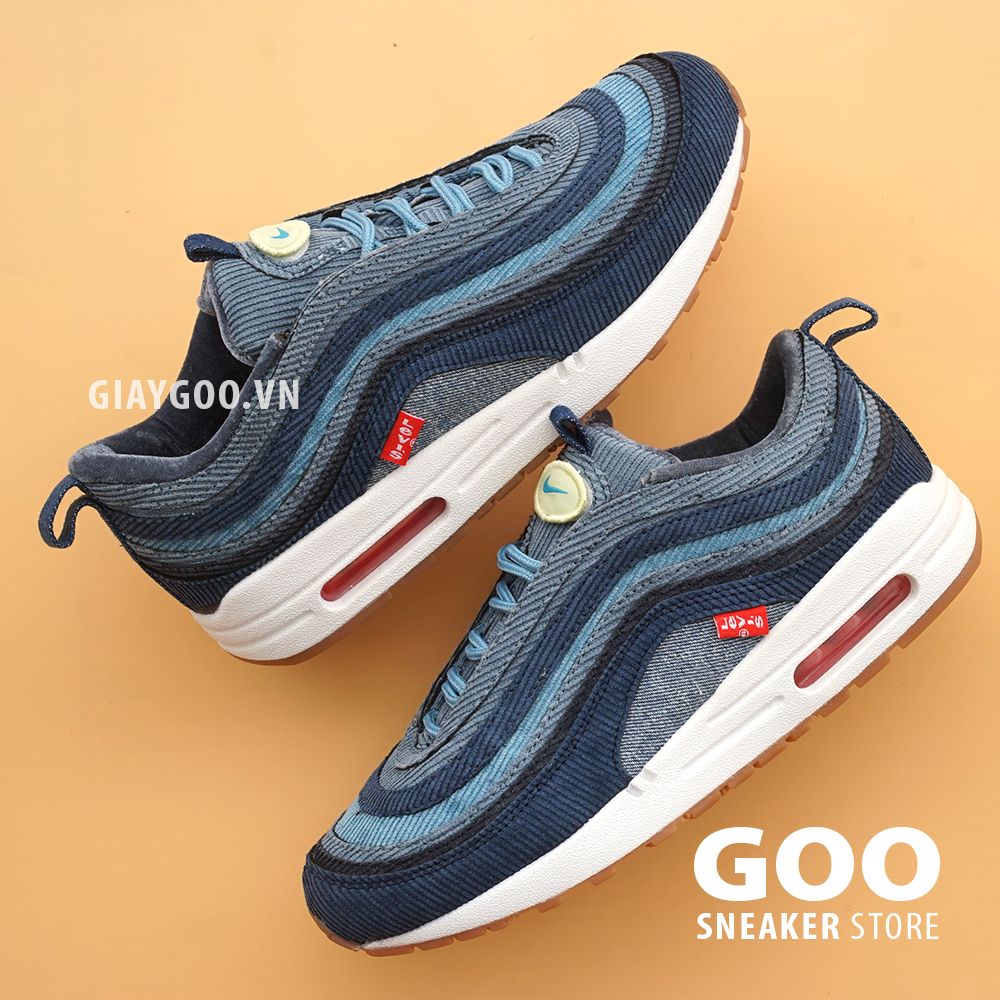  Nike Air Max 1/97 Sean Wotherspoon Xanh Jean 