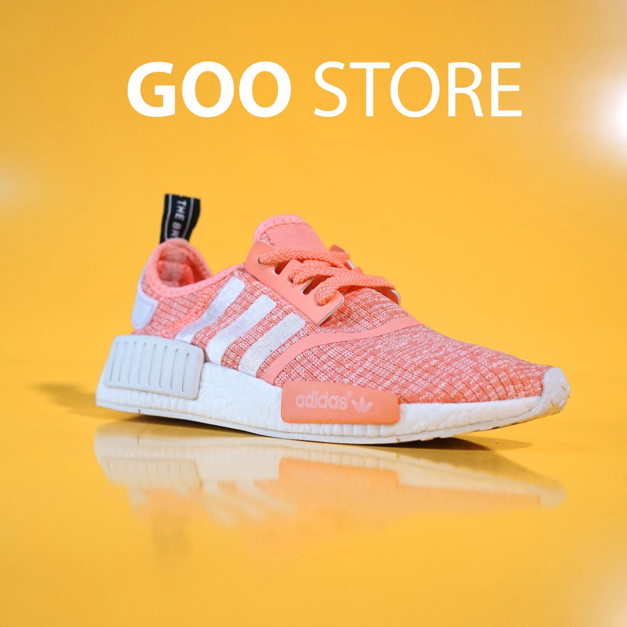  Adidas NMD R1 Cam Hồng 