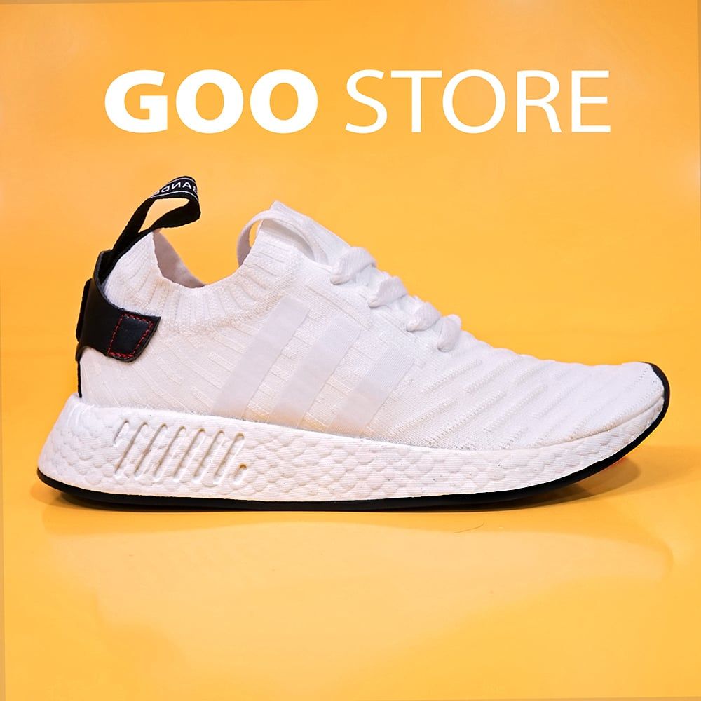  Giày Adidas NMD R2 Trắng Đen 