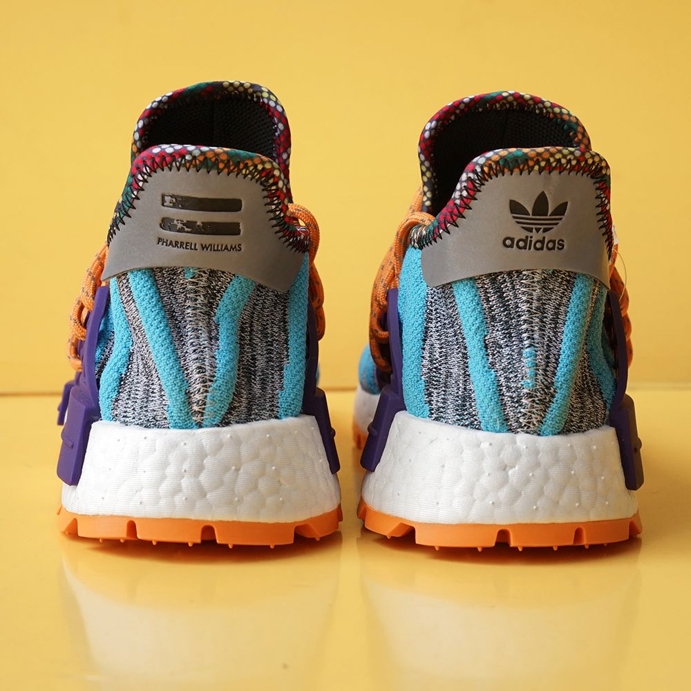  Giày NMD Human Race Solar Hu Xanh 1:1 