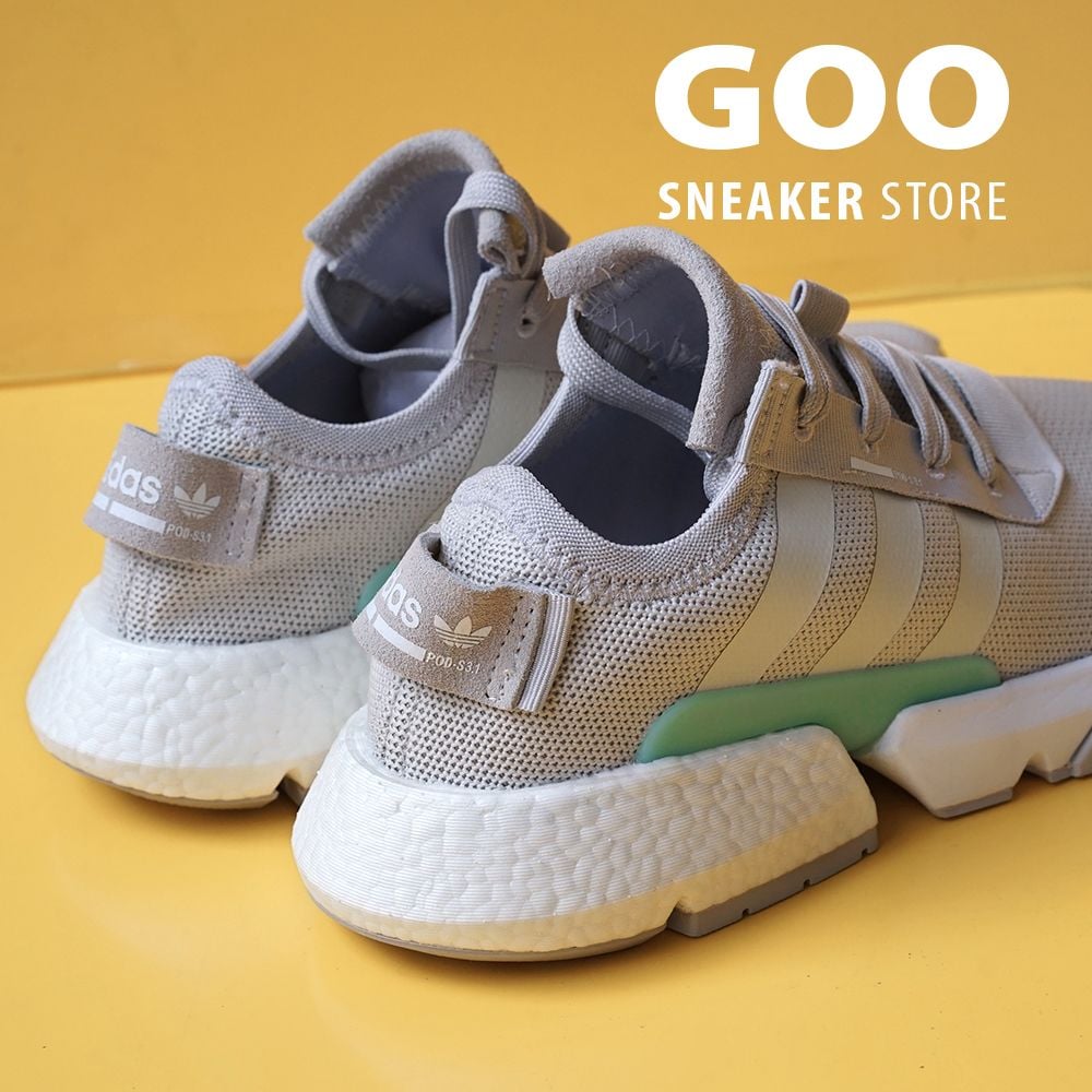  Adidas POD Xám Xanh Ngọc Rep 1:1 Boost nén (Hàng trưng bày ) 