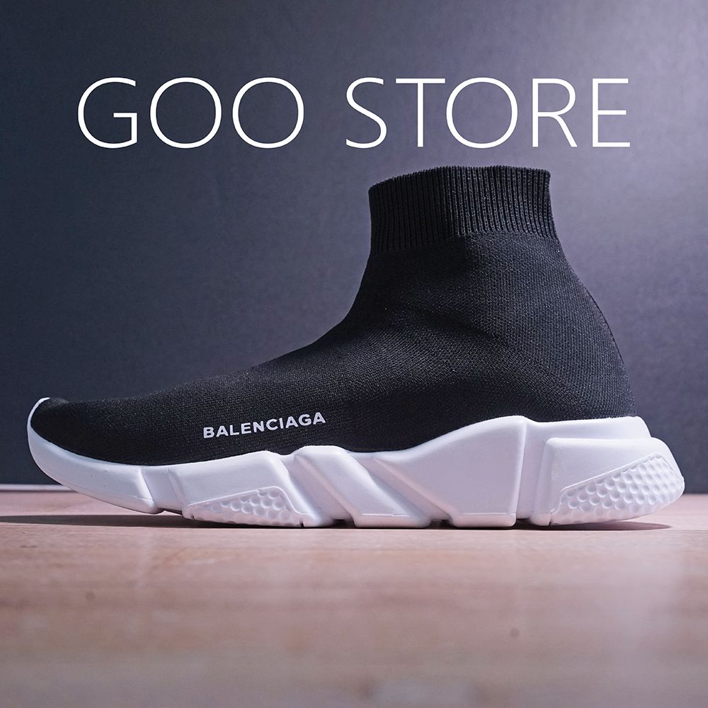 Giày Balenciaga Đen trắng speed trainer GOO STORE #42 Giày Balenciaga Đen trắng speed trainer GOO STORE