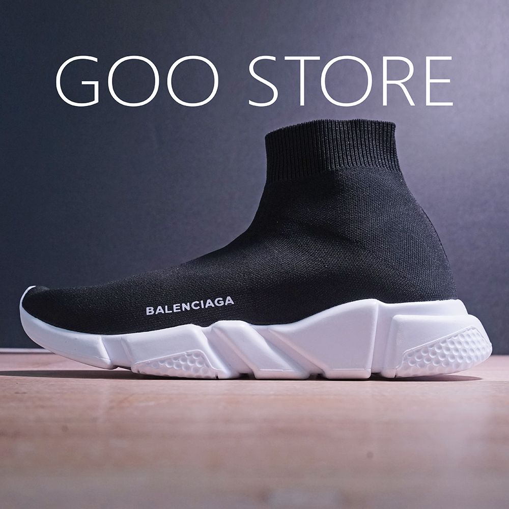 Giày Balenciaga Đen trắng speed trainer – GOO STORE