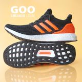  Giày Ultra Boost 4.0 Đen Cam Rep 1:1 (Boost nén) 