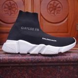  Giày Balenciaga đen trắng Speed Trainer 