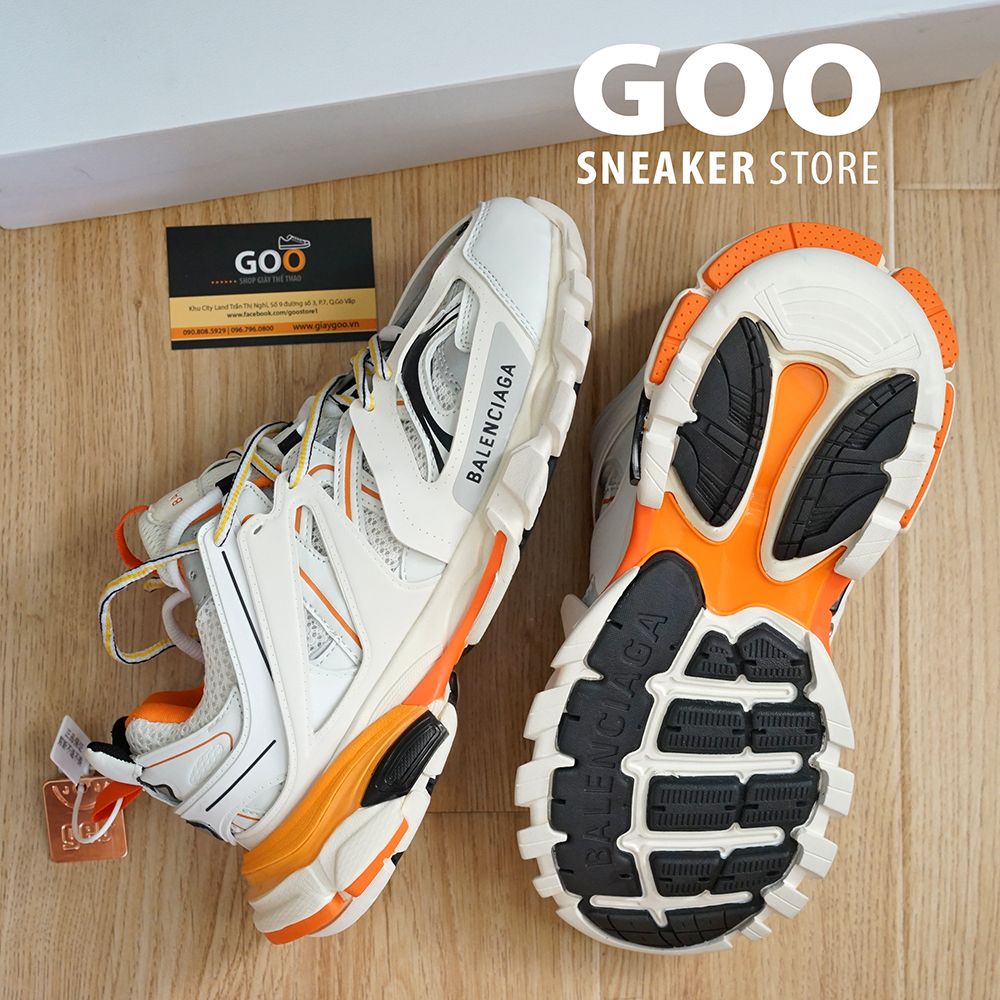 Giày Balenciaga Track 3.0 Trắng Cam ( Bảo hành trọn đời ) replica 1:1 – GOO  STORE