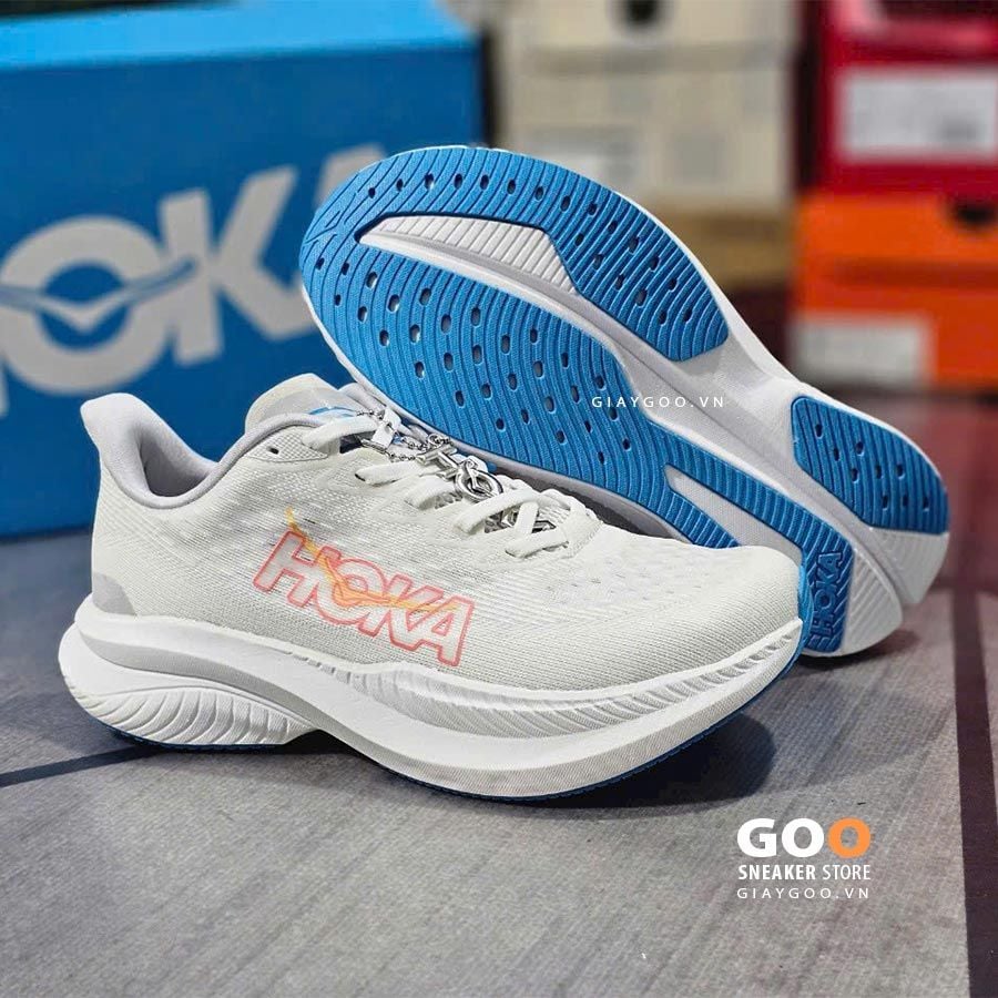  Hoka Mach 6 White Nimbus Cloud 