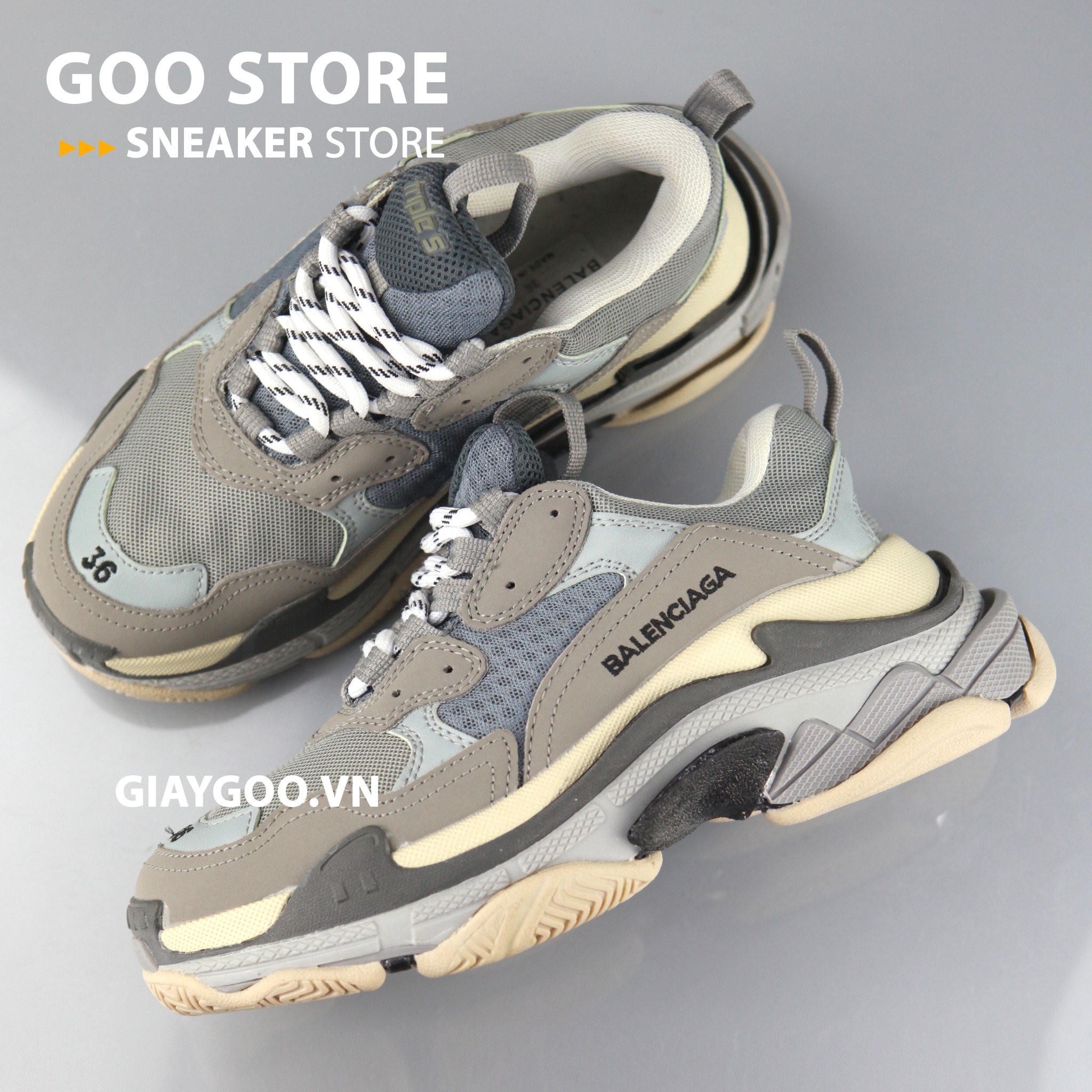 Giày Balenciaga Triple S Clear Sole Black BTS08 Nam Nữ Giá Rẻ Fsport247 #45 Giày Balenciaga Triple S Clear Sole Black BTS08 Nam Nữ Giá Rẻ Fsport247