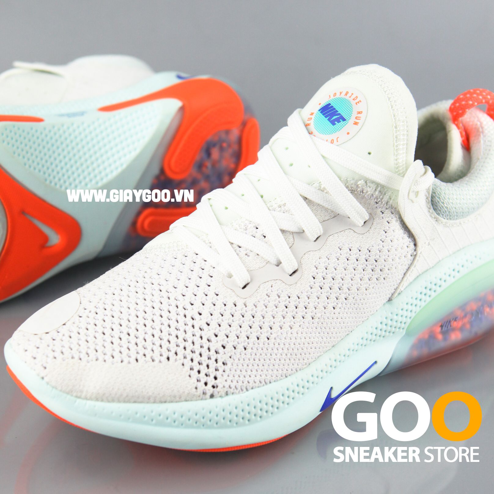  Giày Nike Joyride trắng mint (Form Nhỏ) 