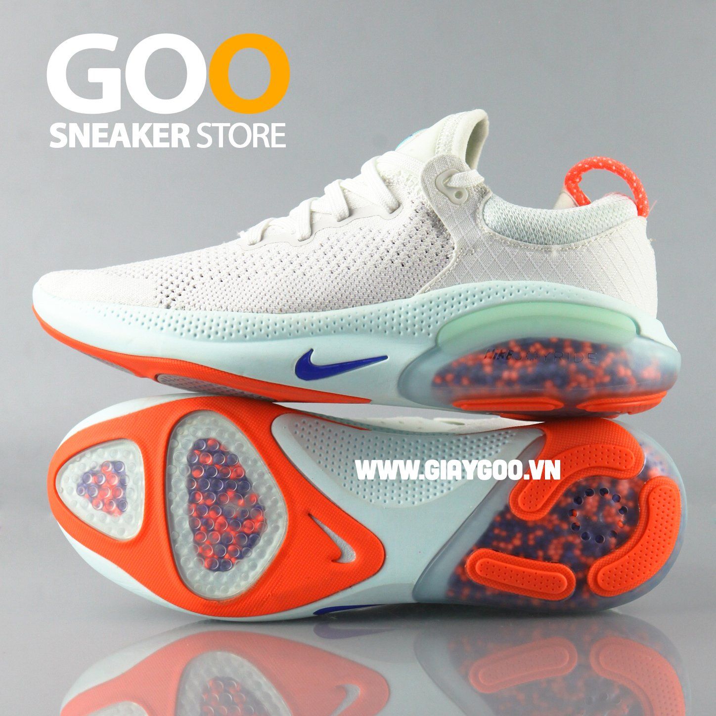  Giày Nike Joyride trắng mint (Form Nhỏ) 