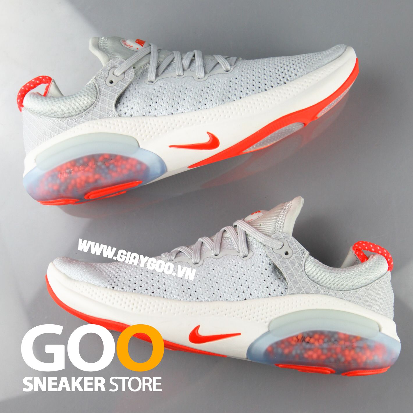  Giày Nike Joyride xám trắng đỏ 