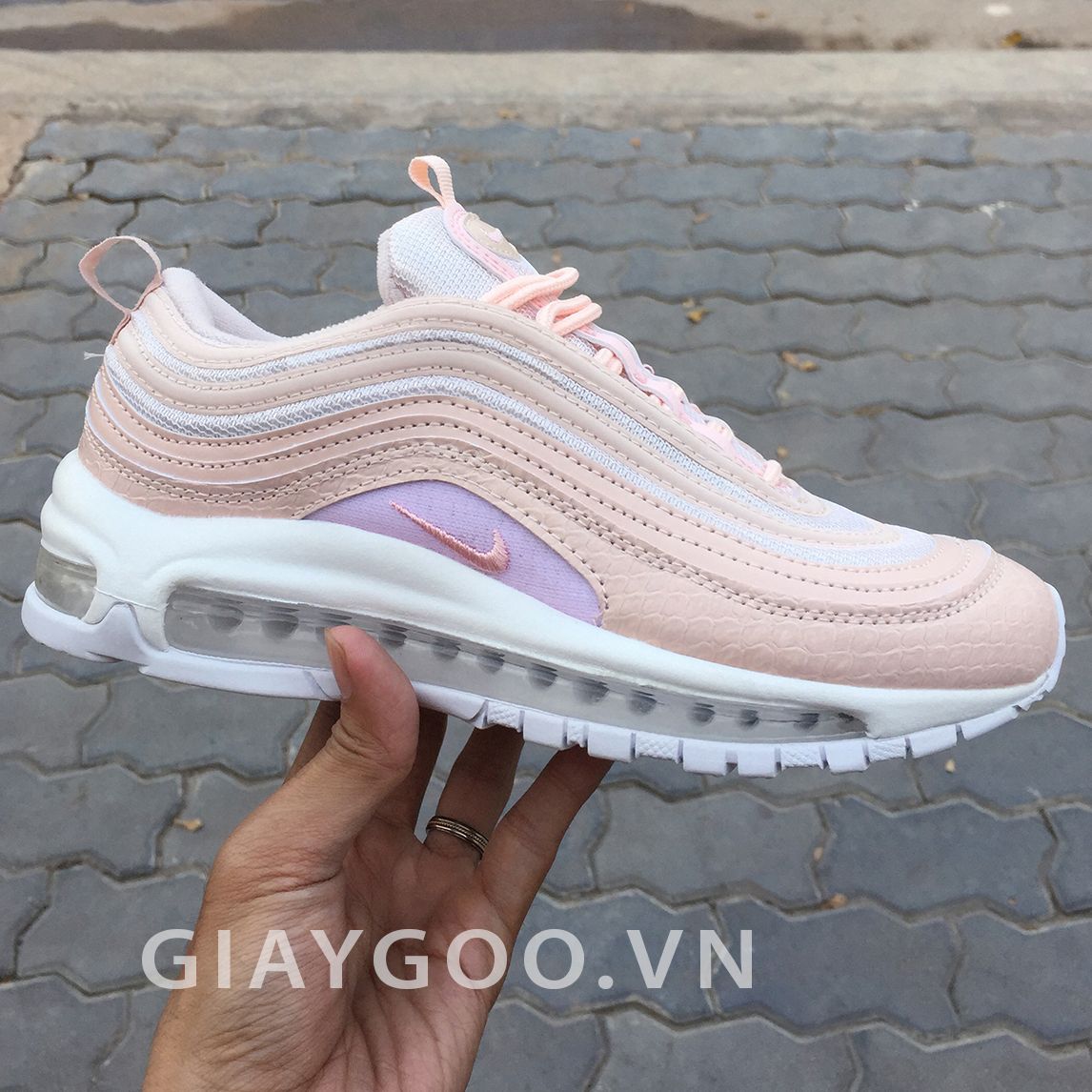  Nike Air Max 97 Pink Snakeskin ( Hồng Da Rắn ) 