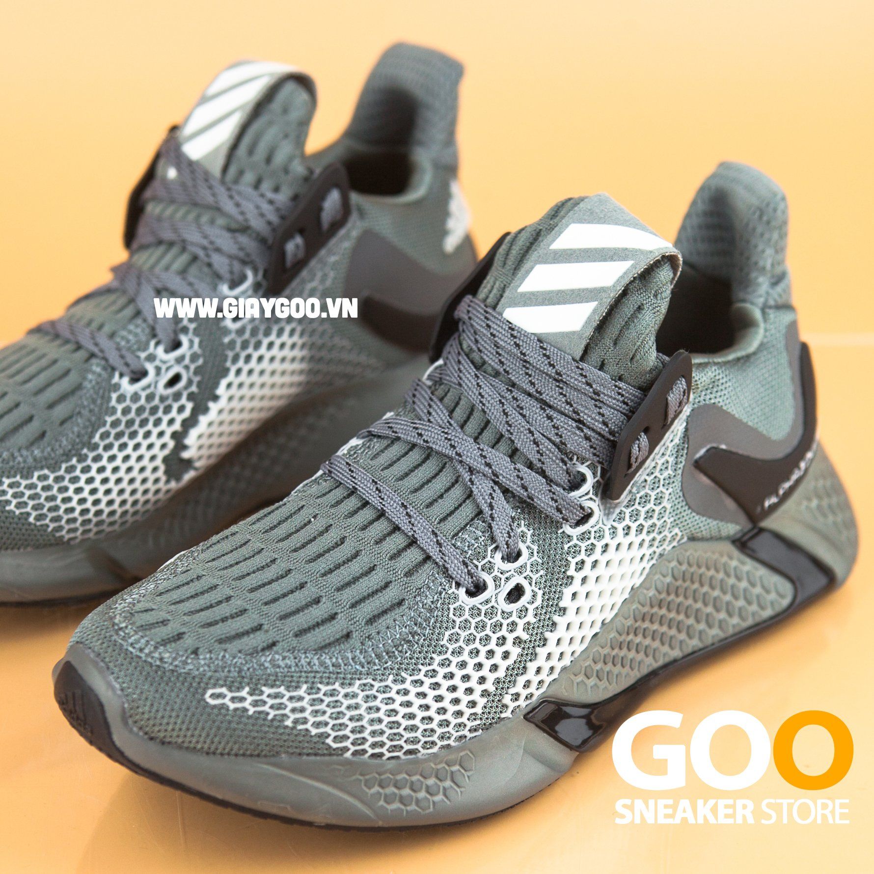  Giày AlphaBounce Instinct M xám full 