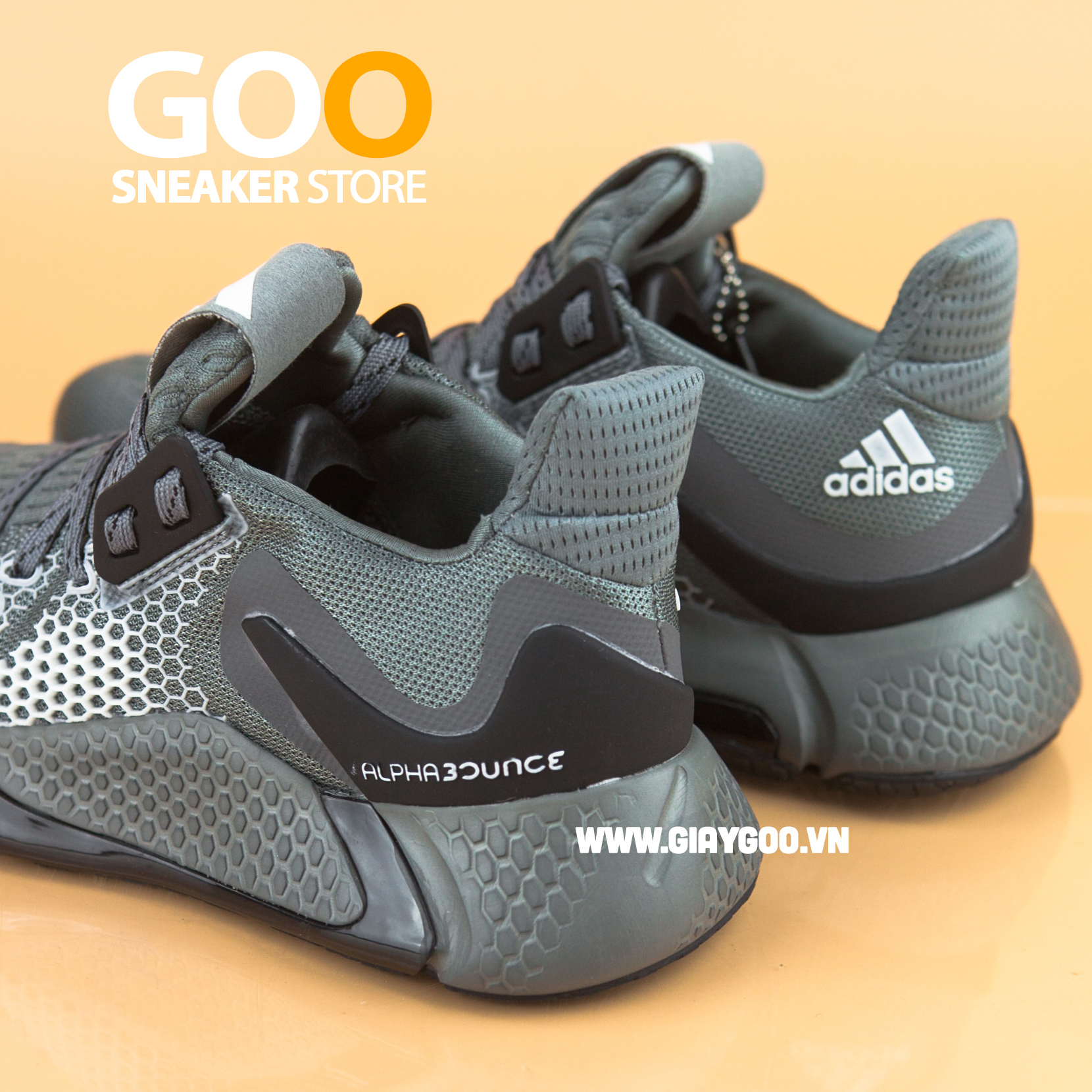 Giày AlphaBounce Instinct M xám Full 2020 ( Bảo hành trọn đời ) – GOO STORE