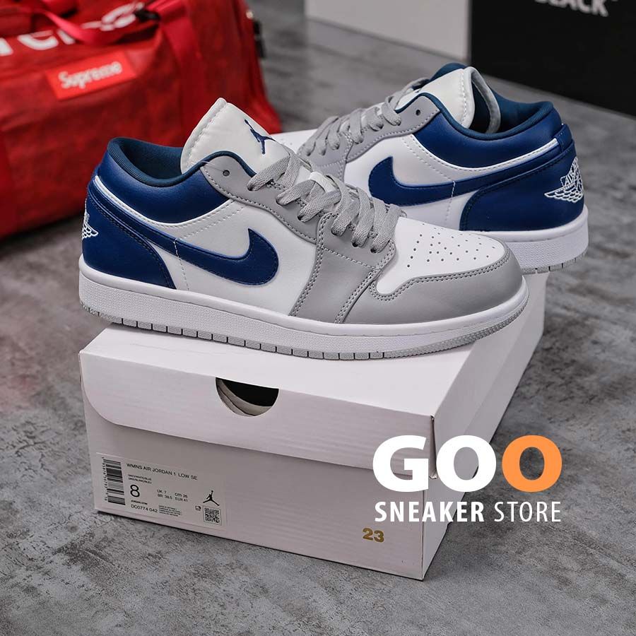  Jordan 1 Low Stealth French Blue (Like Auth) 