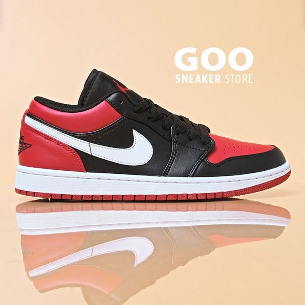  Jordan 1 Low Alternate Bred Toe Like Auth 