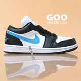  Jordan 1 Low (Black University) SIREN Blue (Like Auth) 