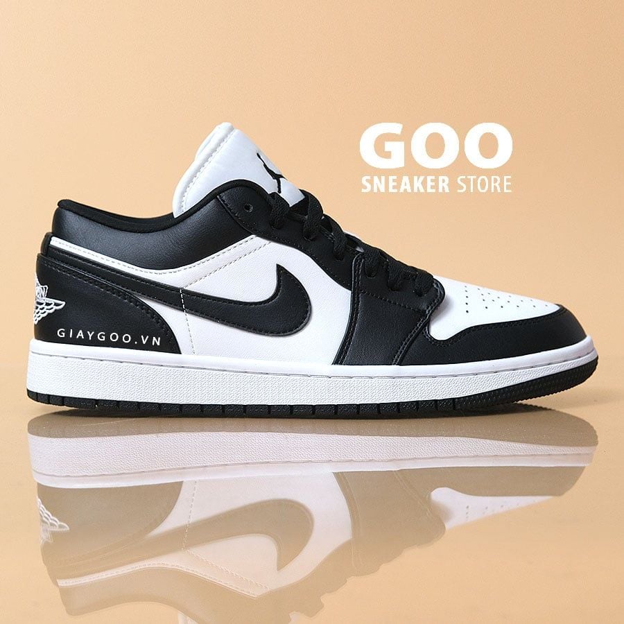 black white jordan 1 low