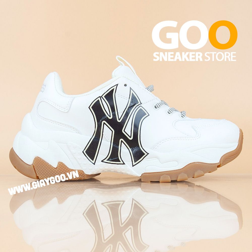  MLB NY Chunky Trắng Đen 