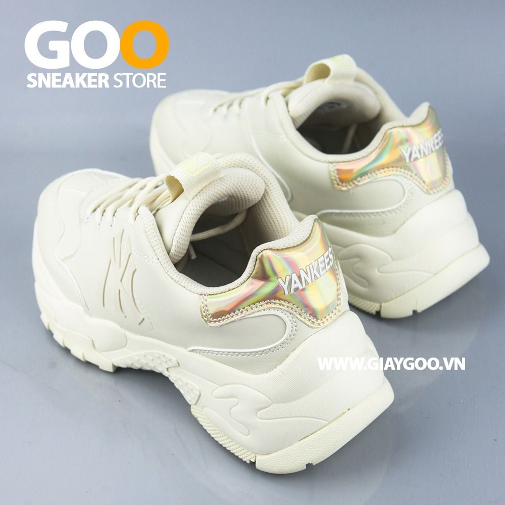Giày Sneaker MLB Boston Hologram Bigball Chunky Shiny Pink #42 Giày Sneaker MLB Boston Hologram Bigball Chunky Shiny Pink