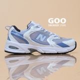  New Balance 530 Xám Bạc Viền Xanh 