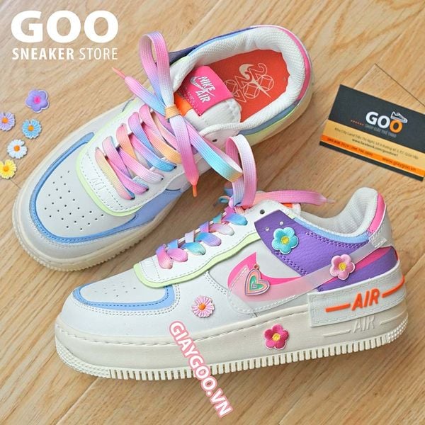  Nike Air Force 1 Shadow Beige Pale Ivory (Tặng Phụ Kiện) 