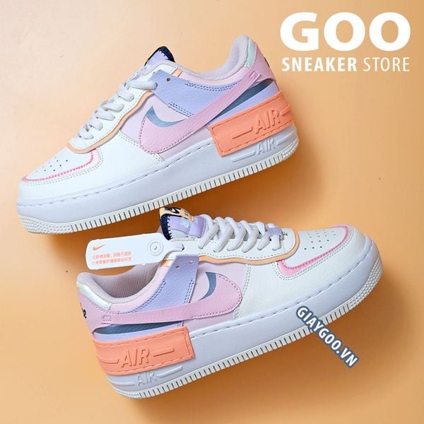  Air Force 1 Shadow Pink Glaze Like Auth 