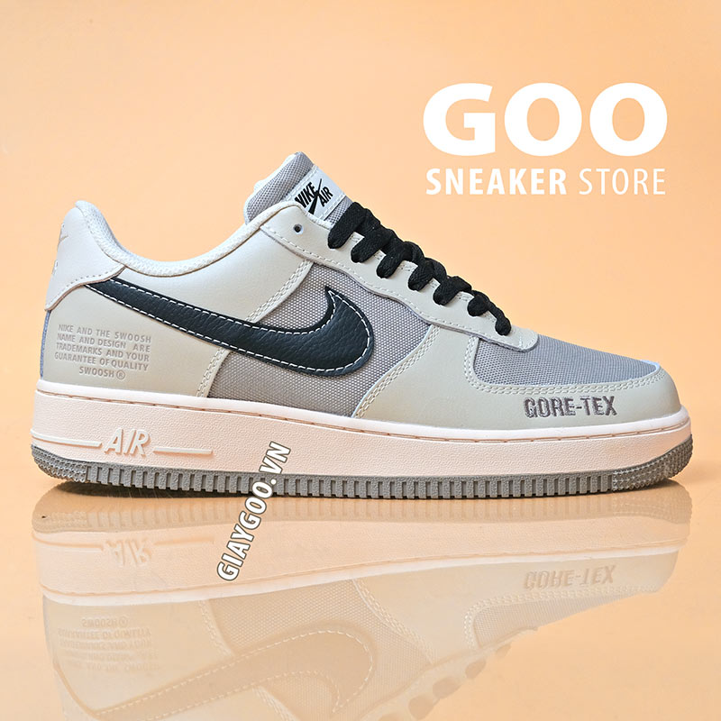 Nike  Air Force 1 Gore-tex Xám Rêu Siêu Cấp