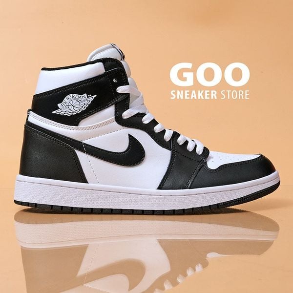  Nike Air Jordan 1 High - Black White (Like Auth) 